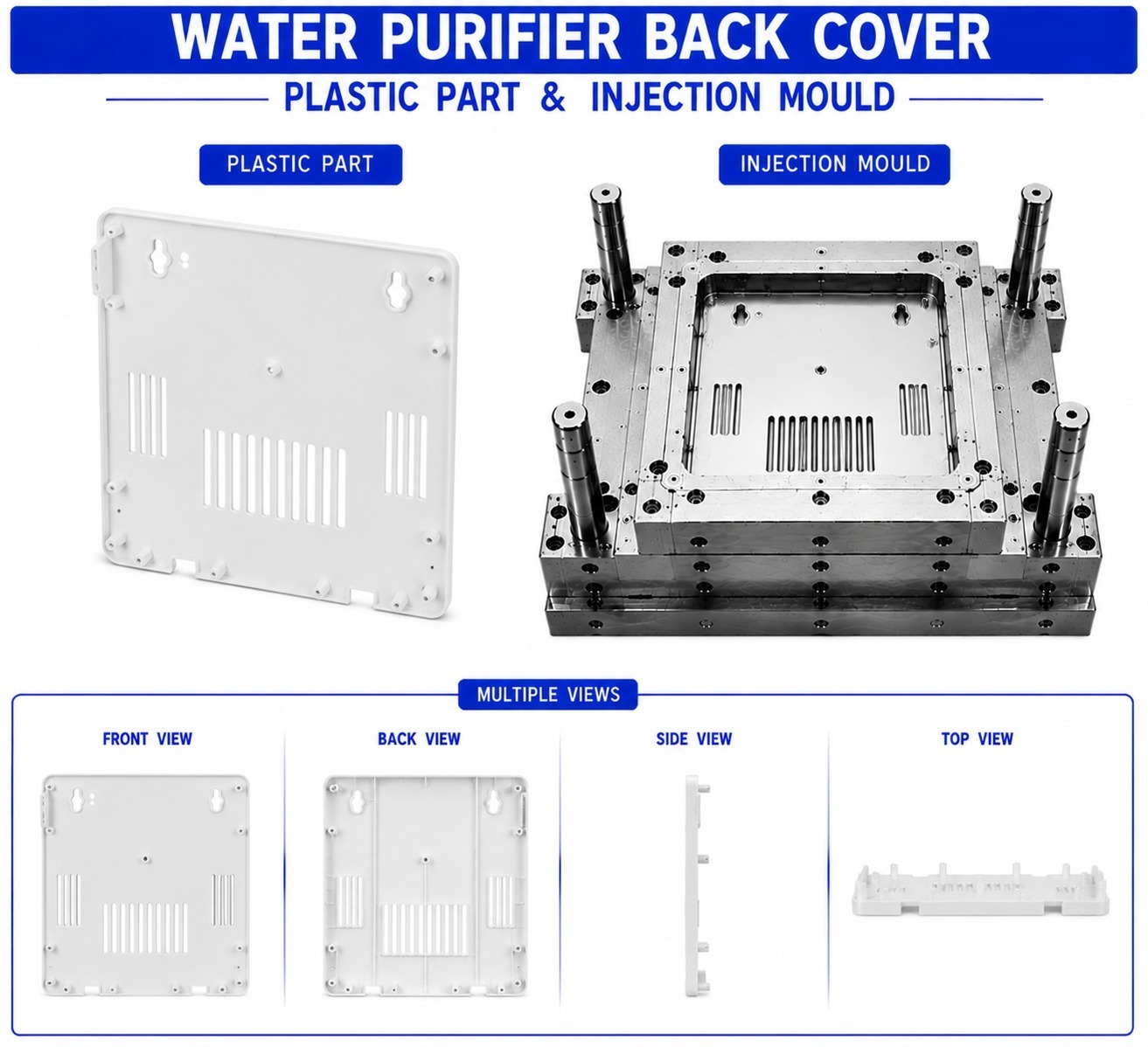 Water Purifier Plastic Back Cover